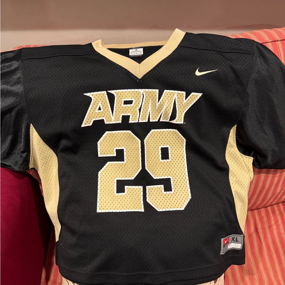 Nike Black and Gold Army Jersey